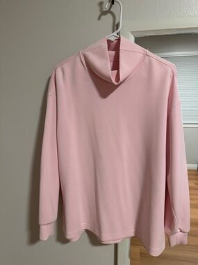 lululemon athletica Light Pink Funnel Neck Sweater